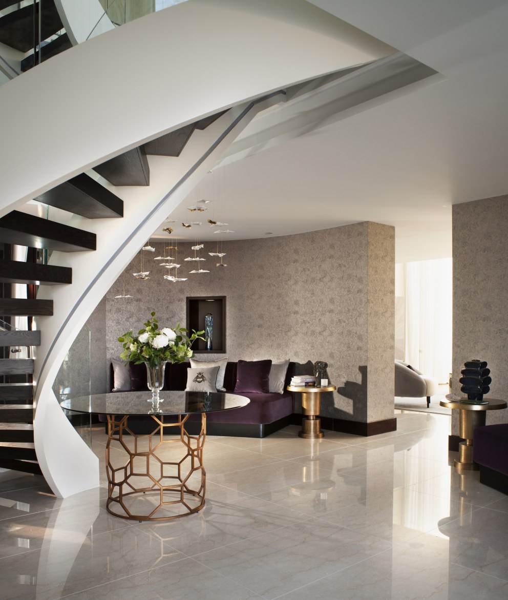 Corniche Penthouse C | Entrance hall | Interior Designers